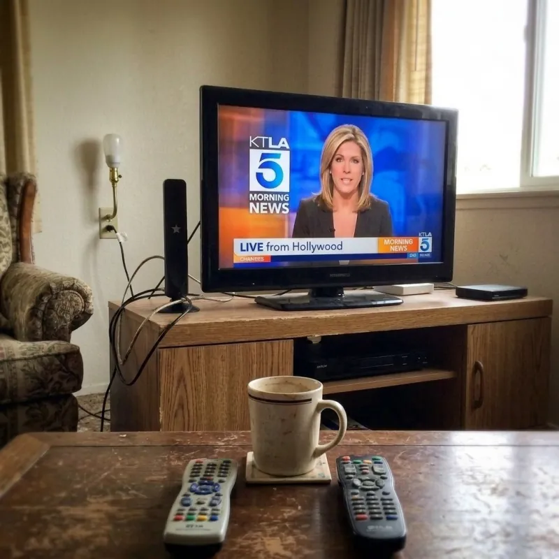 FreeView antenna on kitchen counter