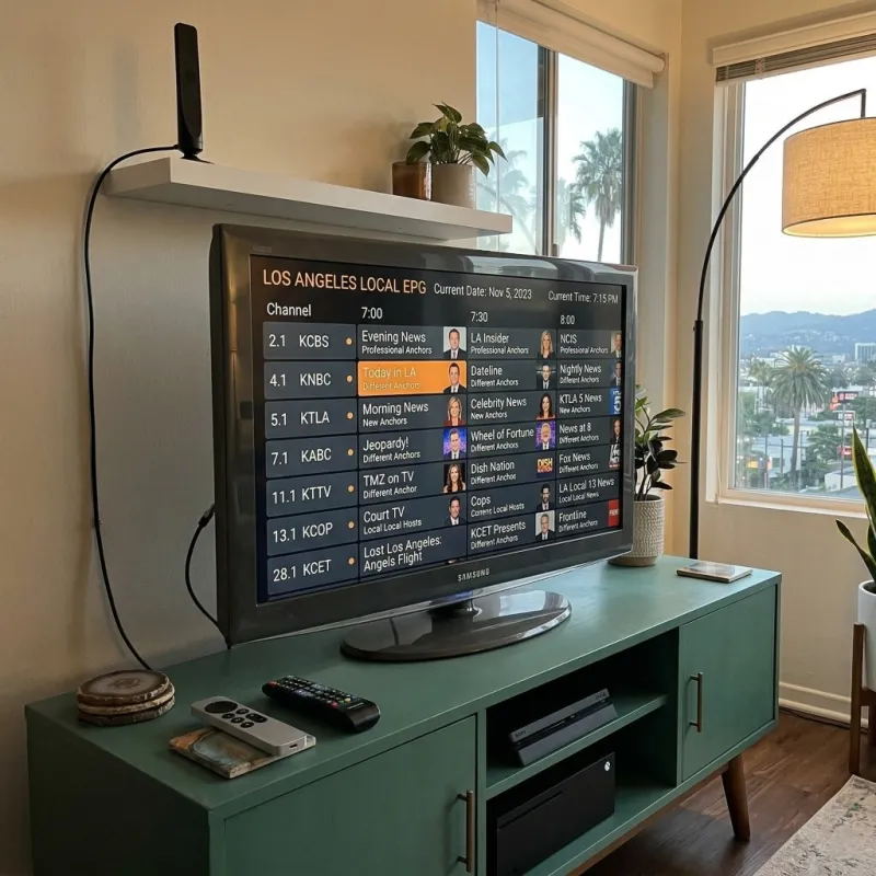 FreeView antenna at home office